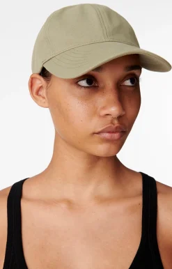 Fashion Vanessa Bruno Casquette Ball Cap in Khaki Tan Accessories